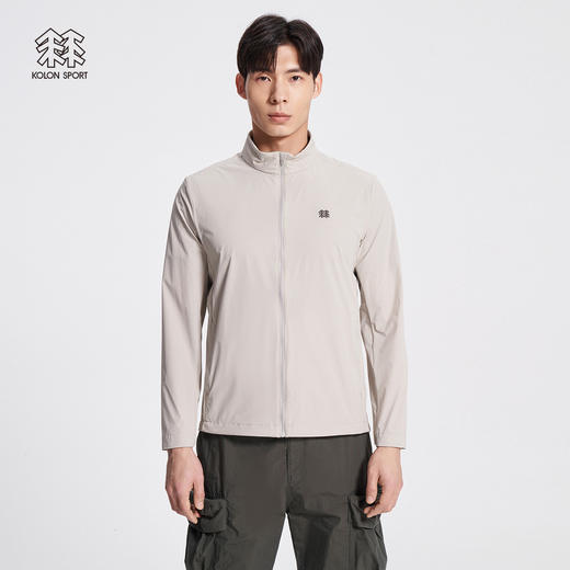 KOLONSPORT可隆防晒衣男款防泼水风衣凉感针织弹力夹克户外皮肤衣LHJK2MN165 商品图4