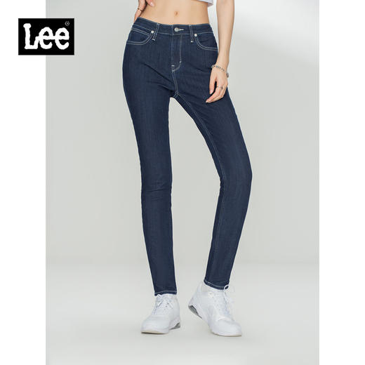 【尺码24】Lee商场同款433版型修身窄脚女牛仔裤显瘦LWS4335GE898 商品图0