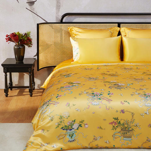 【皇锦】印花被套三件套·四季花篮 商品图2