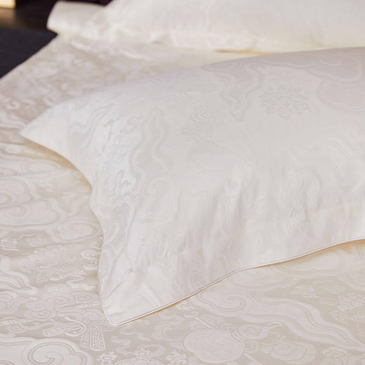 【皇锦】丝棉提花枕套·四角云纹 商品图2