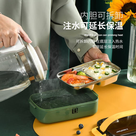 304不锈钢饭盒多层大容量上班族学生可微波便捷携带隔味保温饭盒 商品图8