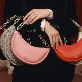 特价￥1350直邮到手！kate spade KS 链条半月包