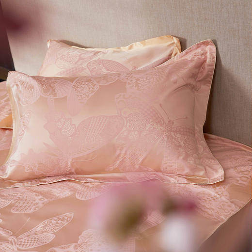 【皇锦】丝棉提花枕套·蝴蝶 商品图4