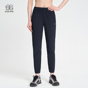 KOLONSPORT可隆户外休闲裤女款弹力凉感针织裤子防晒专业运动长裤LKLP2MN342