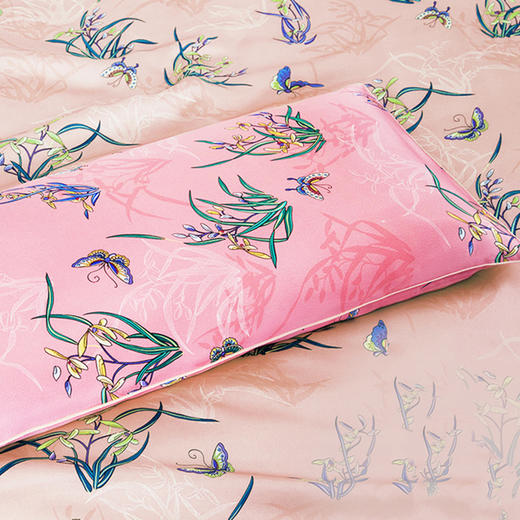 【皇锦】印花真丝荞麦枕芯·兰兮 商品图0