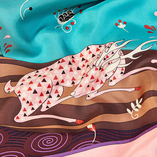 【皇锦】印花儿童蚕丝被·九色鹿 商品图4