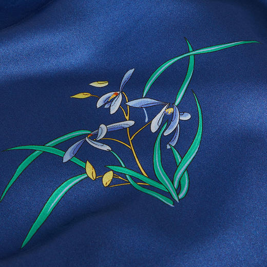 【皇锦】真丝护颈枕桑蚕丝枕荞麦壳颈椎枕-兰兮 商品图3