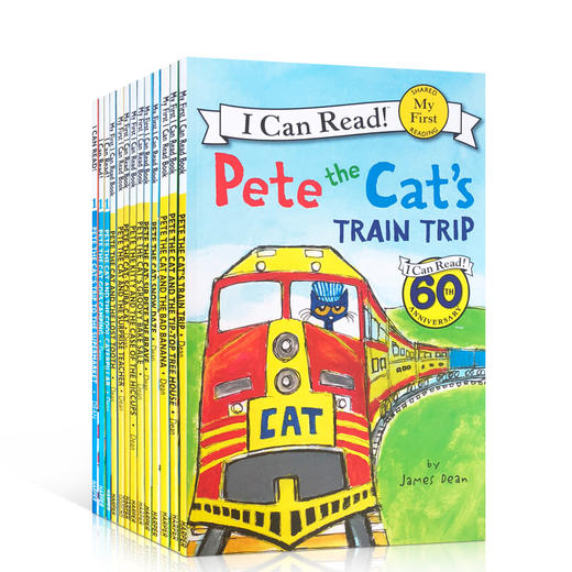 Pete the Cat 皮特猫my first I Can Read  第一阶段 分级读物启蒙 harper collins科林斯出版课外阅读 MFICR 商品图0