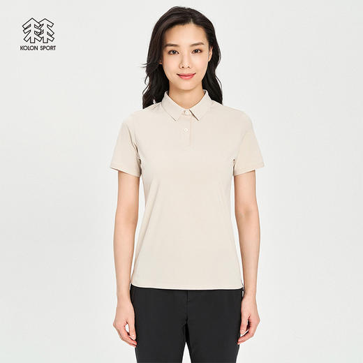 KOLONSPORT可隆【刘诗诗同款】POLO女款防晒运动上衣速干保罗衫LKPT2MT564 商品图2
