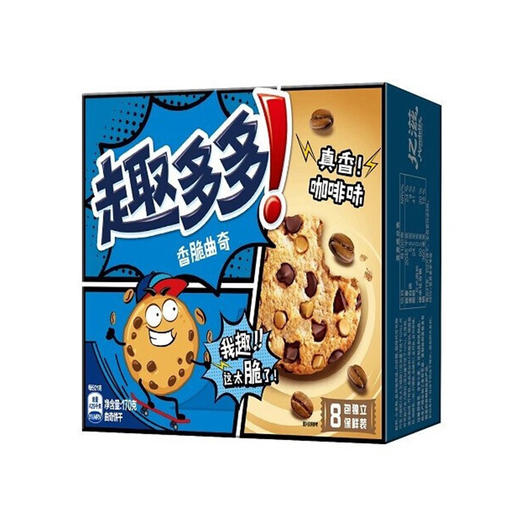 趣多多香脆曲奇真香咖啡味 170g 商品图0