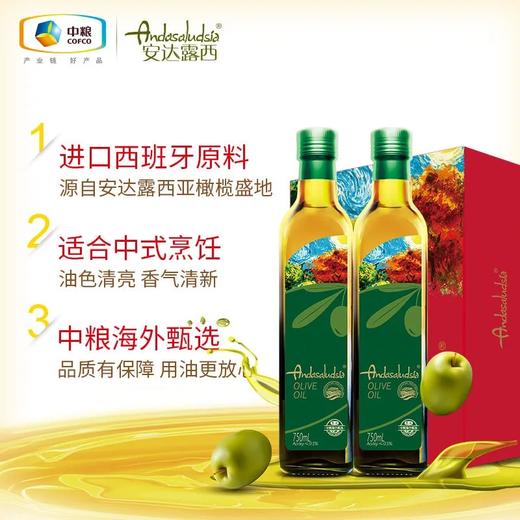 福临门安达露西橄榄油750ml/瓶 商品图2