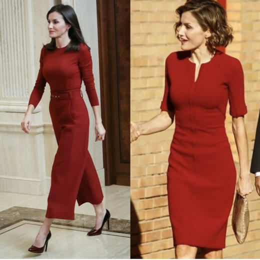 “皇妃裙”J6180551 连衣裙 女人味 经典 修身 干练 性感颈袖添香 商品图1