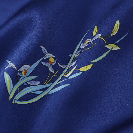 【皇锦】真丝印花半圆形荞麦枕·兰兮 商品图2