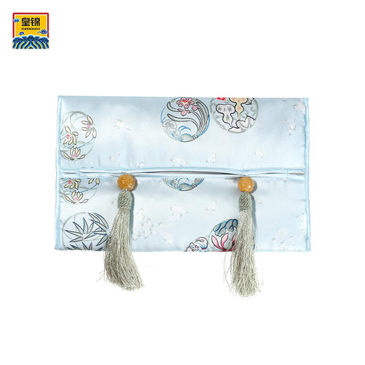 【皇锦】桑蚕丝纸巾盒·皮球花 商品图0