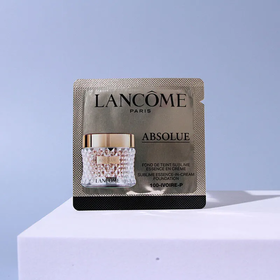 【爆款超低价预售 急单慎拍】兰蔻新菁纯臻颜精华粉底霜1ml小样 100#象牙白 滋润养肤精华粉霜