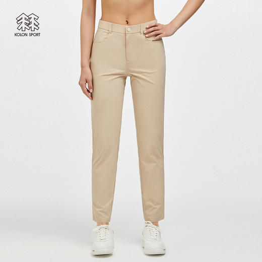 KOLONSPORT可隆裤子女款户外休闲裤修身裤防泼水长裤弹力运动裤	LKLP2MT542 商品图2