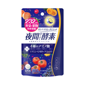 ISDG 日本进口232种果蔬酵素夜间酵素水果植物孝素非粉果冻 120粒