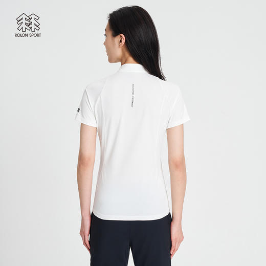 KOLONSPORT可隆户外休闲衣女款防晒UPF50+短袖吸湿打底衫弹力T恤LKZT2MN242 商品图3