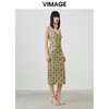 VIMAGE/纬漫纪夏季新款印花时尚气质吊带连衣裙V1707335 商品缩略图1