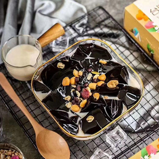 ManeeKim台湾烧仙草6盒装天然仙草熬制Q滑粉嫩冰凉解暑无色素无甜味剂 商品图1