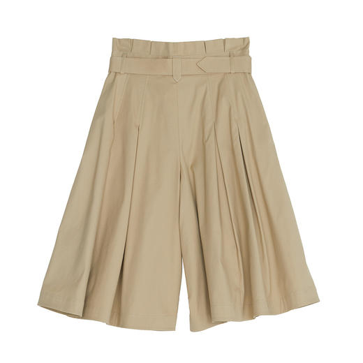 谜底2022夏季新款通勤质感宽松裙裤高腰显瘦阔腿裤女222MK0593 商品图4