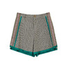 谜底短裤女2022夏季新款复古文艺撞色拼接A型休闲裤225MK6040 商品缩略图4