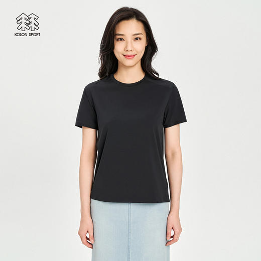 KOLONSPORT可隆短袖防晒UPF40+运动上衣户外速干T恤LKRT2MT566 商品图4