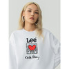 【Keith Haring联名】Lee 21新品宽松白色女卫衣L43611CUHK14 商品缩略图3