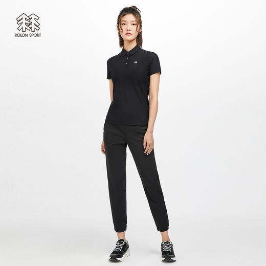 KOLONSPORT可隆短袖凉感T恤户外休闲衣透汽运动上衣防晒POLO衫LKPT2MN248 商品图1