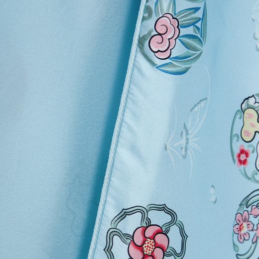 【皇锦】真丝儿童蚕丝被小方毯·皮球花 商品图3