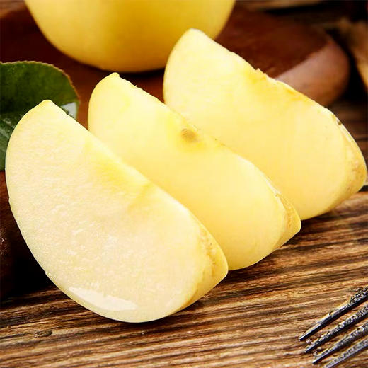 山东烟台奶油富士（黄苹果）带箱4.5斤左右 商品图3