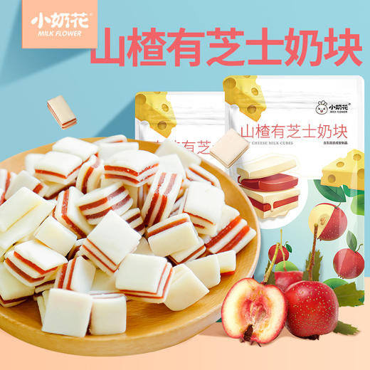 [屁侠推荐]小奶花 山楂有芝士奶块 100g*5袋 商品图1
