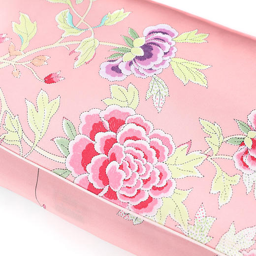 【皇锦】真丝印花半圆形荞麦枕-满庭芳 商品图3