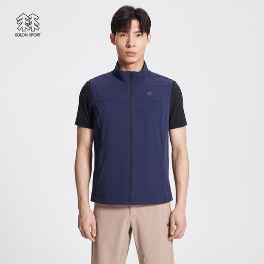 KOLONSPORT可隆户外休闲衣防泼水凉感弹力运动马夹户外防晒上衣	LHVT2MN129 商品图0