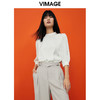 VIMAGE/纬漫纪夏季新品宫廷五分袖袖简约大方小上衣V1713330 商品缩略图0