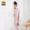 【皇锦】拼接中式短袖分身真丝睡衣·皮球花 商品缩略图1