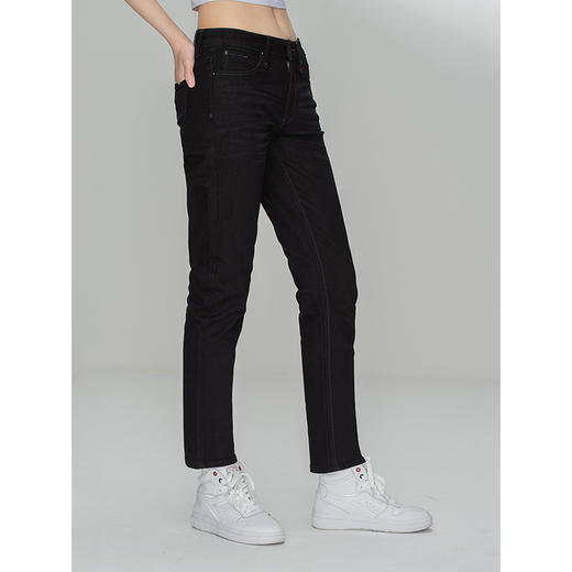 【腰围24】Lee商场同款401版标准小脚女牛仔九分裤显瘦LWZ4012VLBNG 商品图4