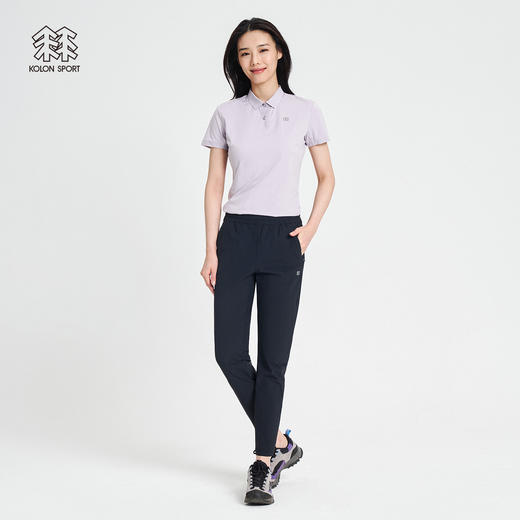 KOLONSPORT可隆户外休闲裤女款弹力凉感针织裤子防晒专业运动长裤LKLP2MN342 商品图1