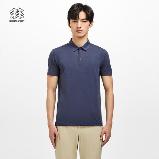 KOLONSPORT可隆【陈坤同款】POLO男款防晒运动上衣速干短袖保罗衫LHPT2MT563 商品图4