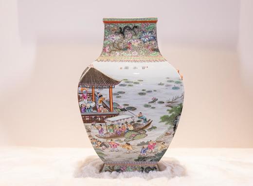 珐琅彩百子图四方尊 商品图0