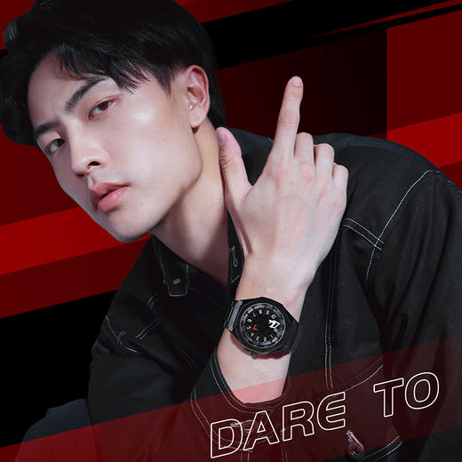 【新品】依波(EBOHR)手表飞驰系列潮酷夜光防水实心钢带手表男士自动机械表5157 商品图5