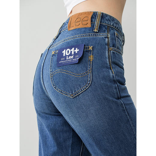 【尺码24-25】Lee商场同款2020年秋季款女士舒适小直脚牛仔裤LWZ4135DG97G 商品图3