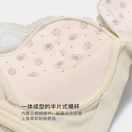 美季美优X亮丝云感棉文胸W251B06 商品图2