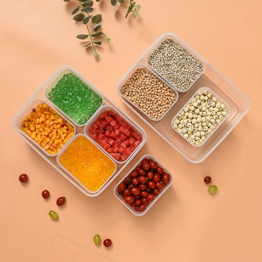 保鲜盒收纳冰箱专用可微波炉加热透明塑料盒子食品级长方形密封盒 商品图7