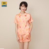 【皇锦】小圆领短袖国际款分身套装真丝睡衣 商品缩略图0