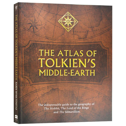 托尔金作品 I 中土世界地图设定集 英文原版书 The Atlas of Tolkien's Middle-earth 指环王 霍比特 魔戒 精灵宝钻 奇幻世界指南 英文版 商品图0