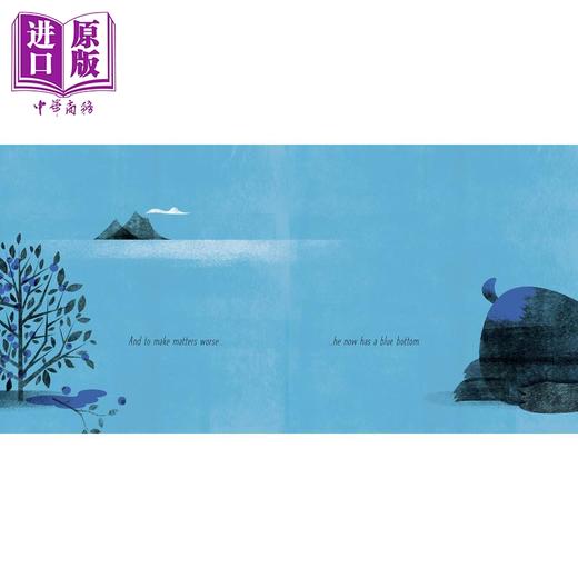 【中商原版】Blue Badger 深蓝色獾 英文原版 进口原版 4岁到6岁 儿童图画书 快乐牦牛出版 Ben Sanders  商品图1