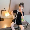 黛唯梵 女童套装夏装2022年夏季新款洋气时髦吊带连衣裙儿童短袖两件套潮国庆出游 商品缩略图1