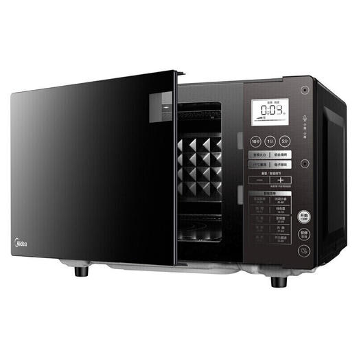 美的（Midea）微波炉 23L家用 智能语音交互 4.0变频多功能菜单 X3-233E 黑色 商品图3