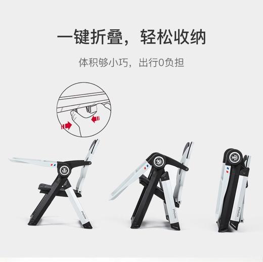 普洛可宝宝餐椅H1 可折叠婴儿餐桌椅座椅儿童折叠便携式椅 商品图1